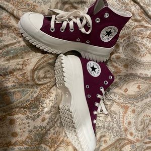 Maroon Rare Platform Converse Chuck Taylor Allstar